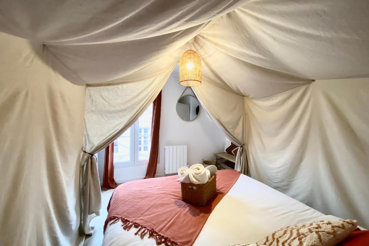 L'Expedition - Best Keys - Experience Unique - Deco Immersive - Lit Queen Size & Canape Convertible - Centre Ville - Netflix & Wifi Illimite - Check-In Autonome - Parking Gratuit Villeneuve-sur-Yonne エクステリア 写真
