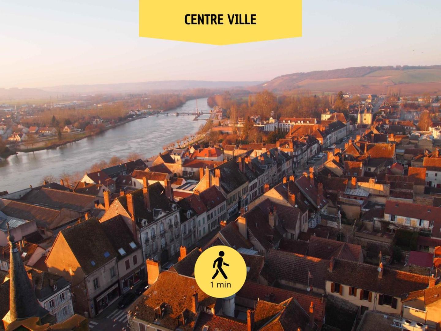 L'Expedition - Best Keys - Experience Unique - Deco Immersive - Lit Queen Size & Canape Convertible - Centre Ville - Netflix & Wifi Illimite - Check-In Autonome - Parking Gratuit Villeneuve-sur-Yonne エクステリア 写真