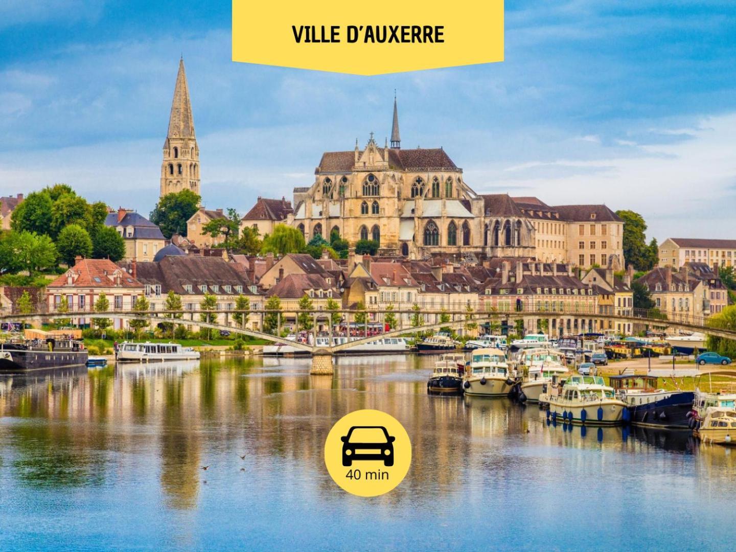 L'Expedition - Best Keys - Experience Unique - Deco Immersive - Lit Queen Size & Canape Convertible - Centre Ville - Netflix & Wifi Illimite - Check-In Autonome - Parking Gratuit Villeneuve-sur-Yonne エクステリア 写真