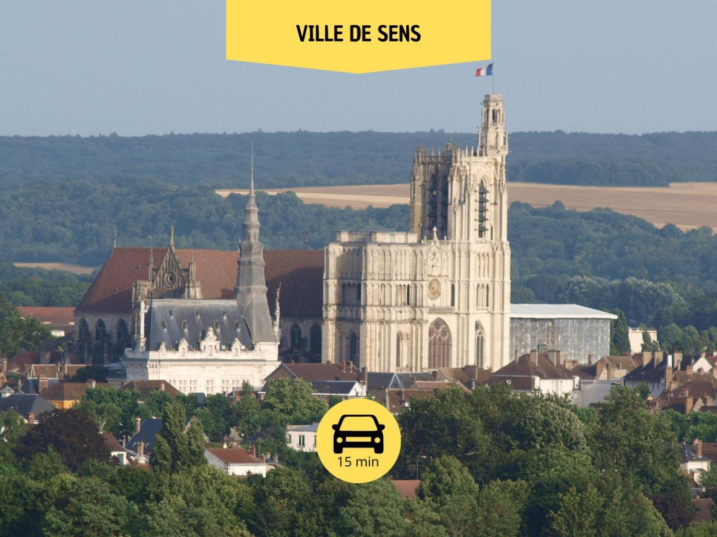 L'Expedition - Best Keys - Experience Unique - Deco Immersive - Lit Queen Size & Canape Convertible - Centre Ville - Netflix & Wifi Illimite - Check-In Autonome - Parking Gratuit Villeneuve-sur-Yonne エクステリア 写真